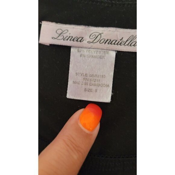 Linea Donatella Black & White Floral Small Summer Dress - Picture 4 of 8